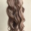 Customize QY Hair Color Wig Free Shipping 100% Human Hair Virgin Natural Wave Style Wigs