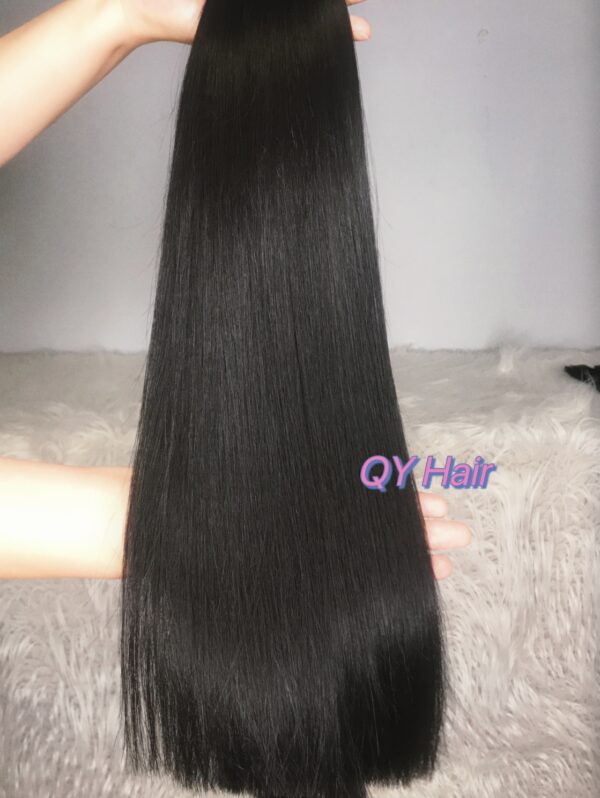 QY Tape In Hair Cuticles Aligned Natural Remy Hair Black Color In Stock Fuller Ends Can Be Bleached To Blonde Color 10-28 Have Available