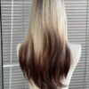 Free Shipping QY Synthetic Wig With Color Straight Hair 100% Synthetic Hair